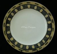Furio GEOMETRIC Design Dinner Plate Woodsy Jungle
